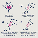 Veet Expert Wax Strips Legs Body Sensitive Hair Removal 20s GOODS Superdrug