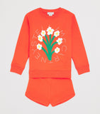 Stella McCartney kids cotton fleece daisy print tracksuit 2-14 years (British brand)