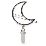 Myga Crystal Moon Hair Clip, imported from the UK