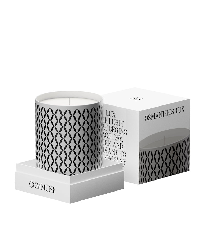 Commune Osmanthus Lux scented candle - British product