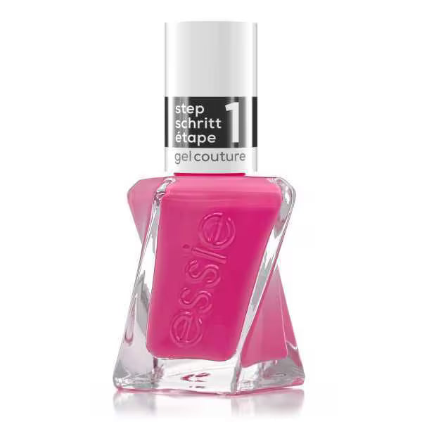 Essie Gel Couture pink vegan nail polish, UK version