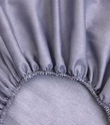 Double Fitted Sheet in Organic Cotton Sateen 140cm x 200cm