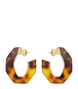Givenchy Large Tortoiseshell Earrings