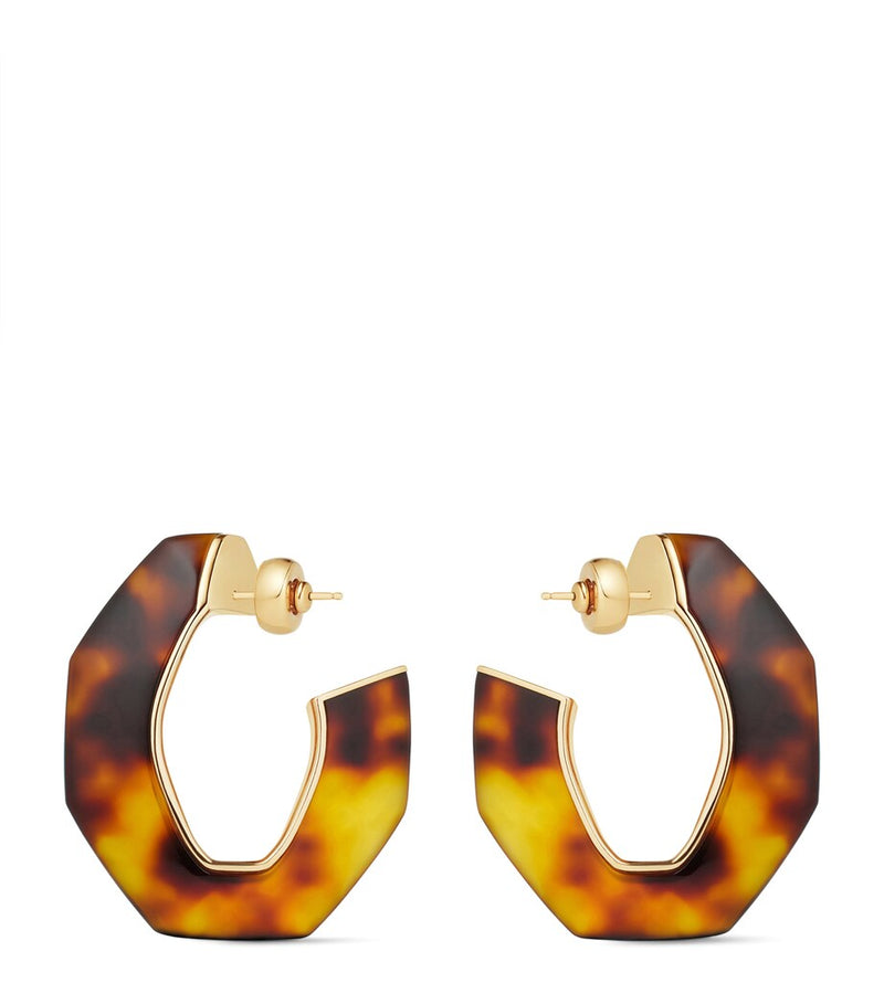 Givenchy Large Tortoiseshell Earrings
