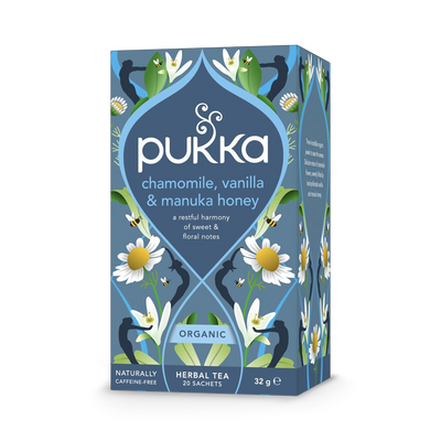 Pukka Chamomile Vanilla & Manuka Honey Herbal Tea Bags 20
