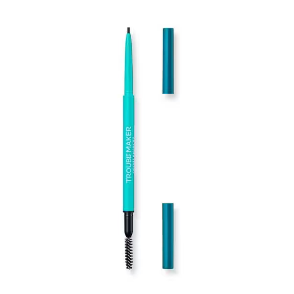 Trouble Maker Micro Brow Pencil Soft Black, imported from the UK