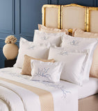 Yves Delorme Nautilus Super King Flat Sheet 270cm x 320cm (British brand)