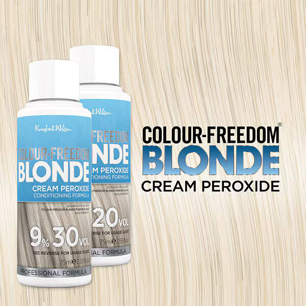 Knight & Wilson Colour Freedom 30% Cream Peroxide Developer, UK version