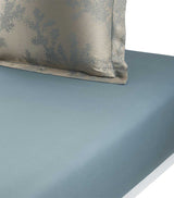 Double Fitted Sheet in Organic Cotton Sateen, 135cm x 190cm