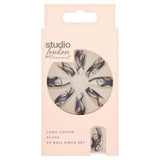 Superdrug Studio Texture Clear False Nails Black GOODS Superdrug