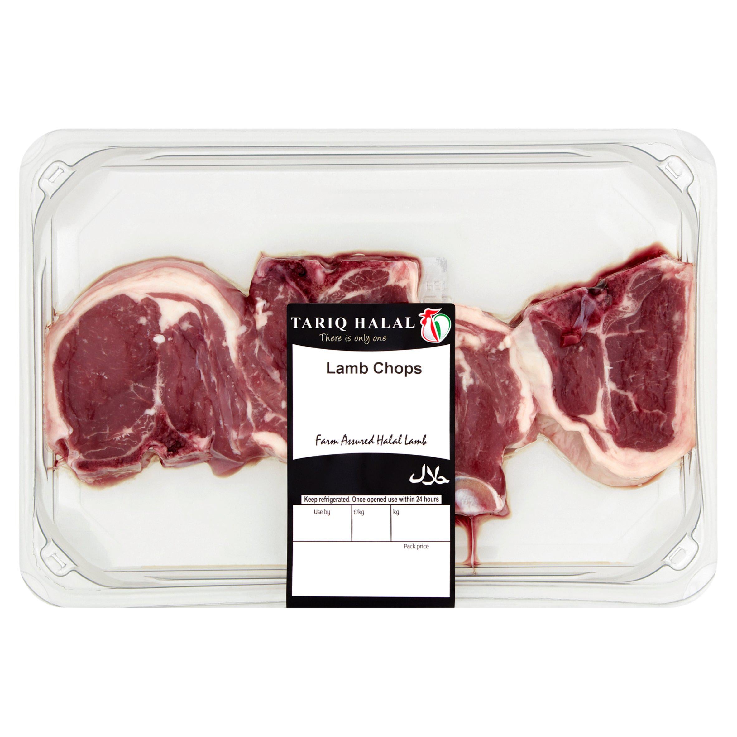 Tariq Halal Lamb Chops 340g GOODS Sainsburys