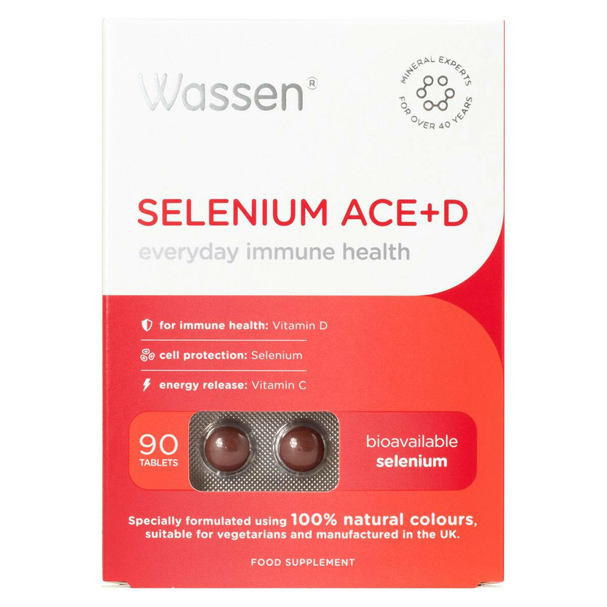 Wassen Selenium ACE+D 90 Tablets GOODS Boots