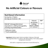 Ashwagandha KSM-66 1200mg Root Extract - 365 Vegan Tablets - McGrocer