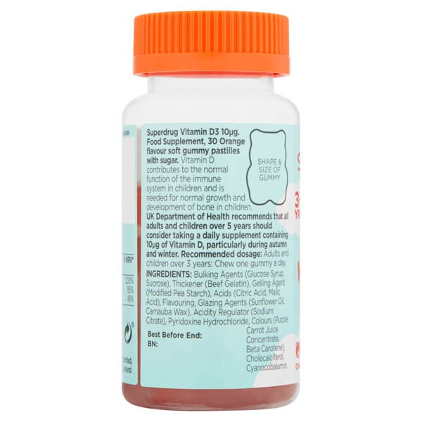 Superdrug Kids Vitamin D - 30 Gummies GOODS Superdrug