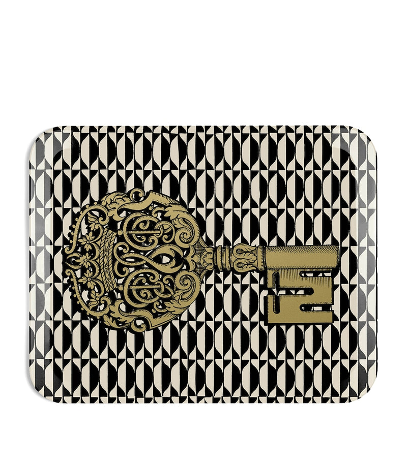Fornasetti Chiavi and Losanghe Tray (60cm x 48cm)