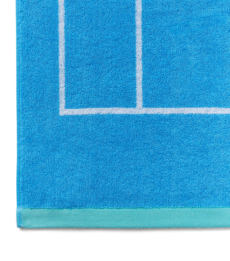 Christy Wimbledon Tennis Court bath towel 70cm x 133cm - British product