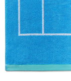 Christy Wimbledon Tennis Court bath towel 70cm x 133cm - British product