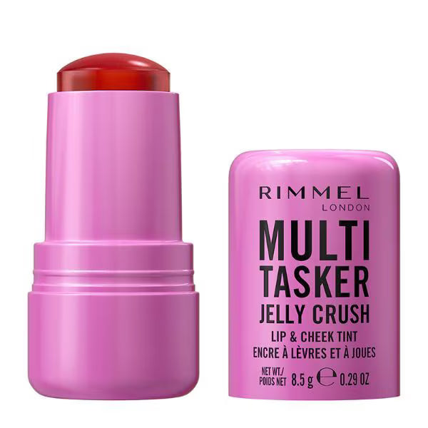 Rimmel Jelly Stain 100 Pink Dash, imported from the UK.