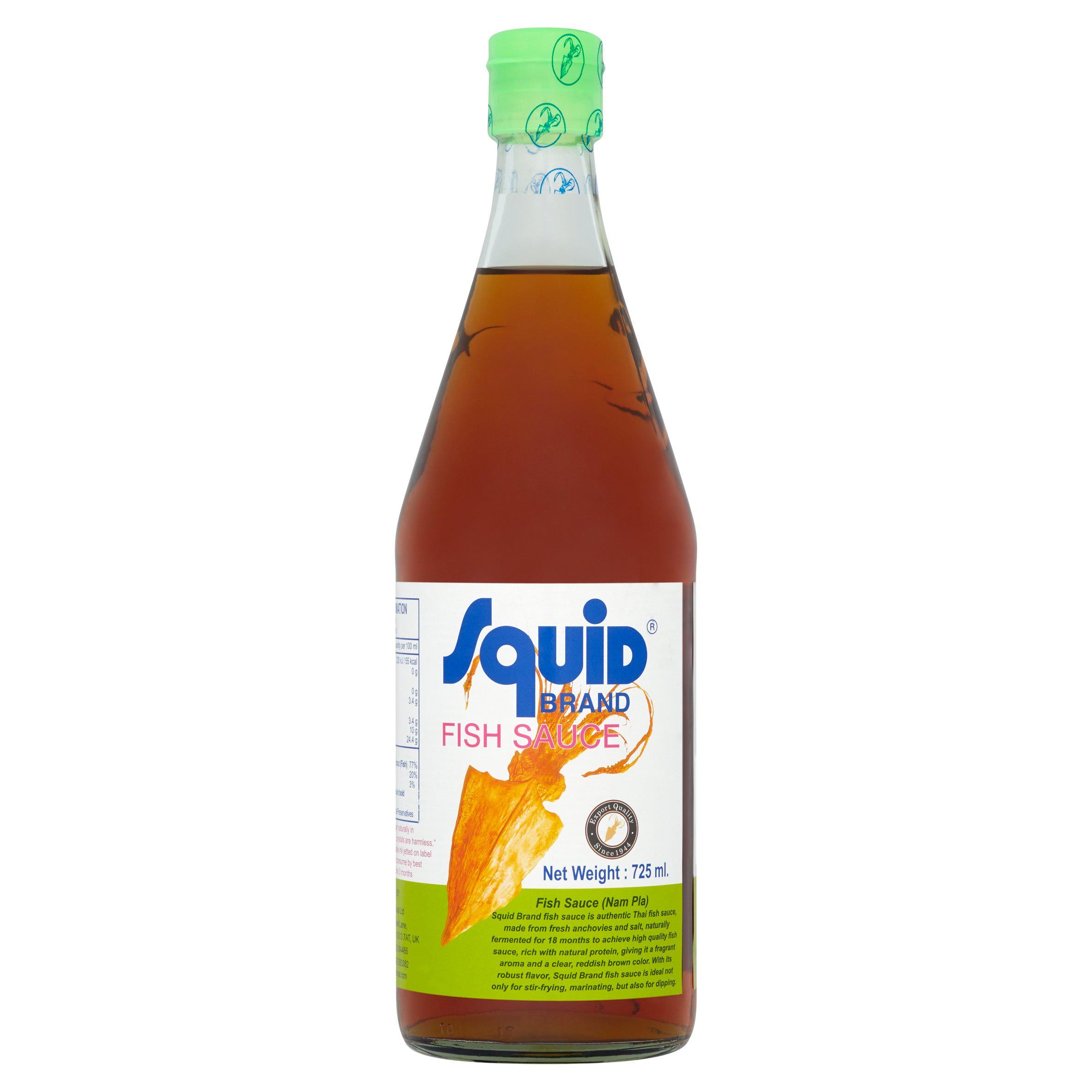 Squid Brand Fish Sauce 725ml Bigger packs Sainsburys