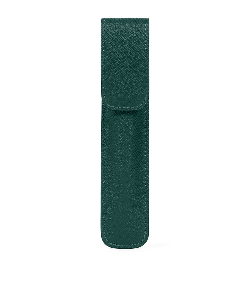 Smythson leather pen sleeve (British brand)