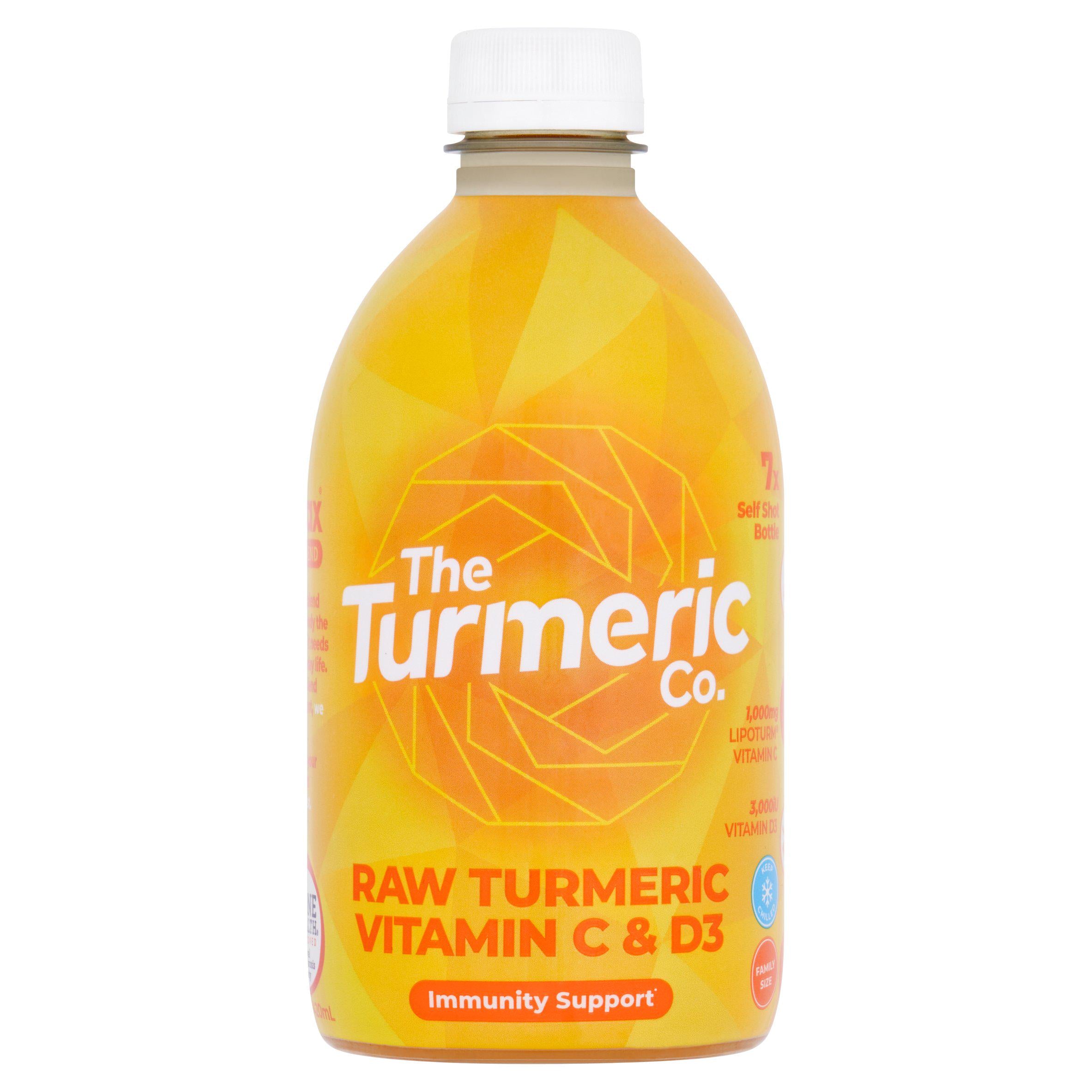 The Turmeric Co. Raw Turmeric Vitamin C & D3 Self Shot 420ml GOODS Sainsburys
