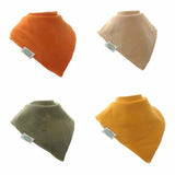 Ziggle Sahara Bandana Dribble Bib Set 4 Pack