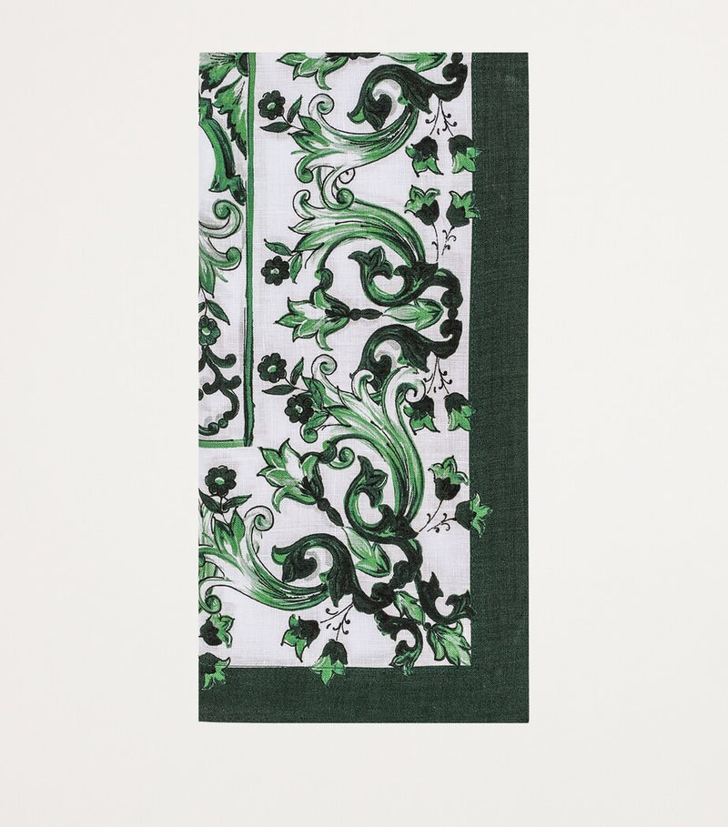 Dolce&Gabbana linen Majolica placemat and napkin set - British product