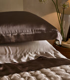 Gingerlily silk pillowcase in Mocha 65cm x 65cm, UK version