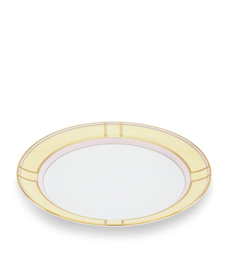 GINORI 1735 porcelain Colonna Diva Giallo side plate 24cm, UK version