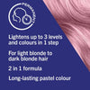 LIVE Permanent Pink Mauve Kiss hair dye kit , UK version