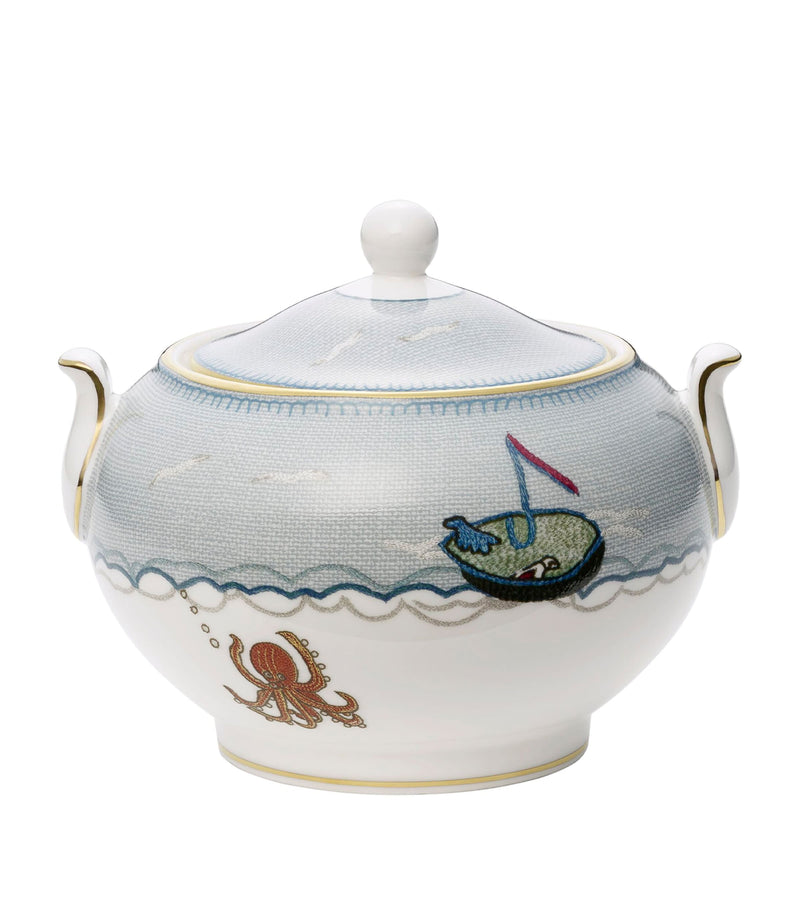 Wedgwood Sailor's Farewell sugar bowl (British brand)