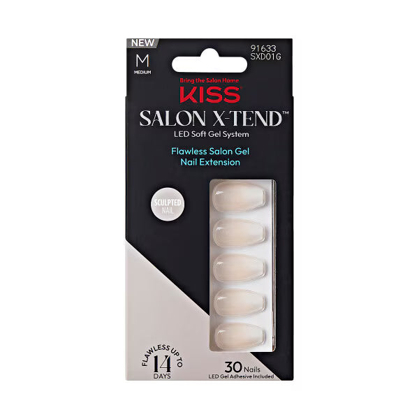 DNR Salon X-Tend Nails Words 30 Pieces - British product