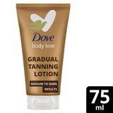 Dove Gradual Tan Face Cream Medium-Dark 75ml - British product