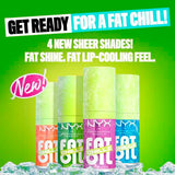 NYX fat oil lip gloss kiwi freezie, imported from the UK