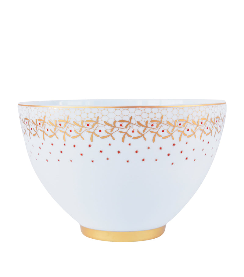 Bernardaud Noël Deep salad bowl 27cm - British product