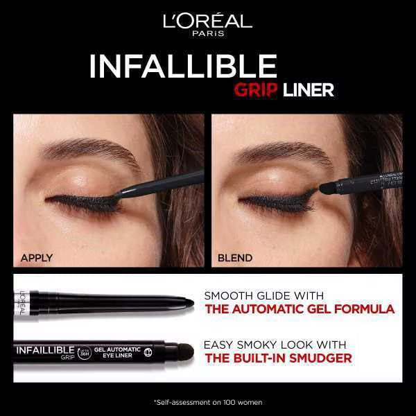 L'Oreal Paris Infallible Gel Eyeliner Matte Black, UK version