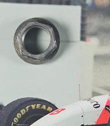 Ayrton Senna Race-Used 1993 Australian Grand Prix Wheelnut Framed Display with Autograph, 69x99x12cm