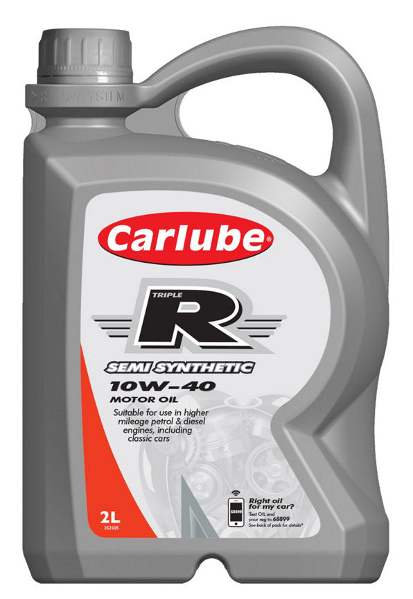 Carlube Triple R 10w40 Semi Synthetic Oil 2L - McGrocer