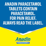 Anadin Paracetamol Pain Relief for Headaches Cold & Flu Tablets 16 16 per pack - McGrocer