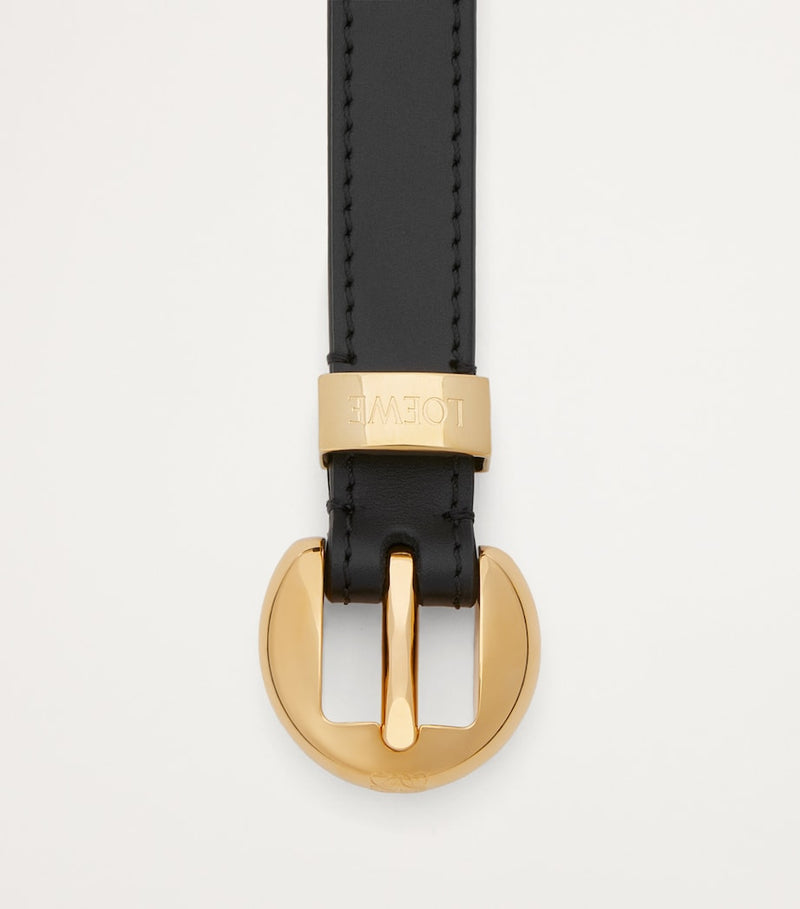 LOEWE leather pebble belt, UK version