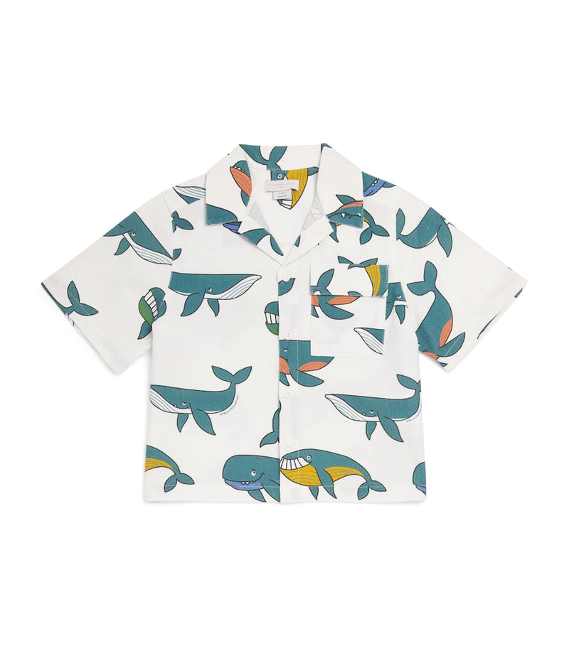 Stella McCartney Kids cotton whale shirt for children 3-14 years - British product