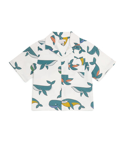 Stella McCartney Kids Cotton Whale Shirt (3-14 Years)