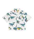 Stella McCartney Kids cotton whale shirt for children 3-14 years - British product
