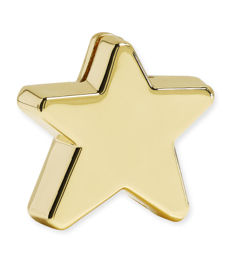Moleskine gold-plated star notebook charm, imported from the UK