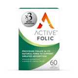 Active Folic Folic Acid Supplement 400mcg 60 Capsules