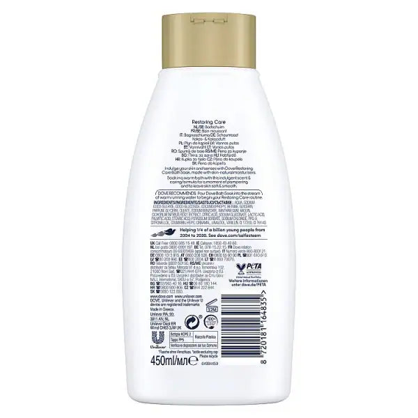 Dove Restoring Care Foaming Bath Coconut Cacao 450 ml - British product