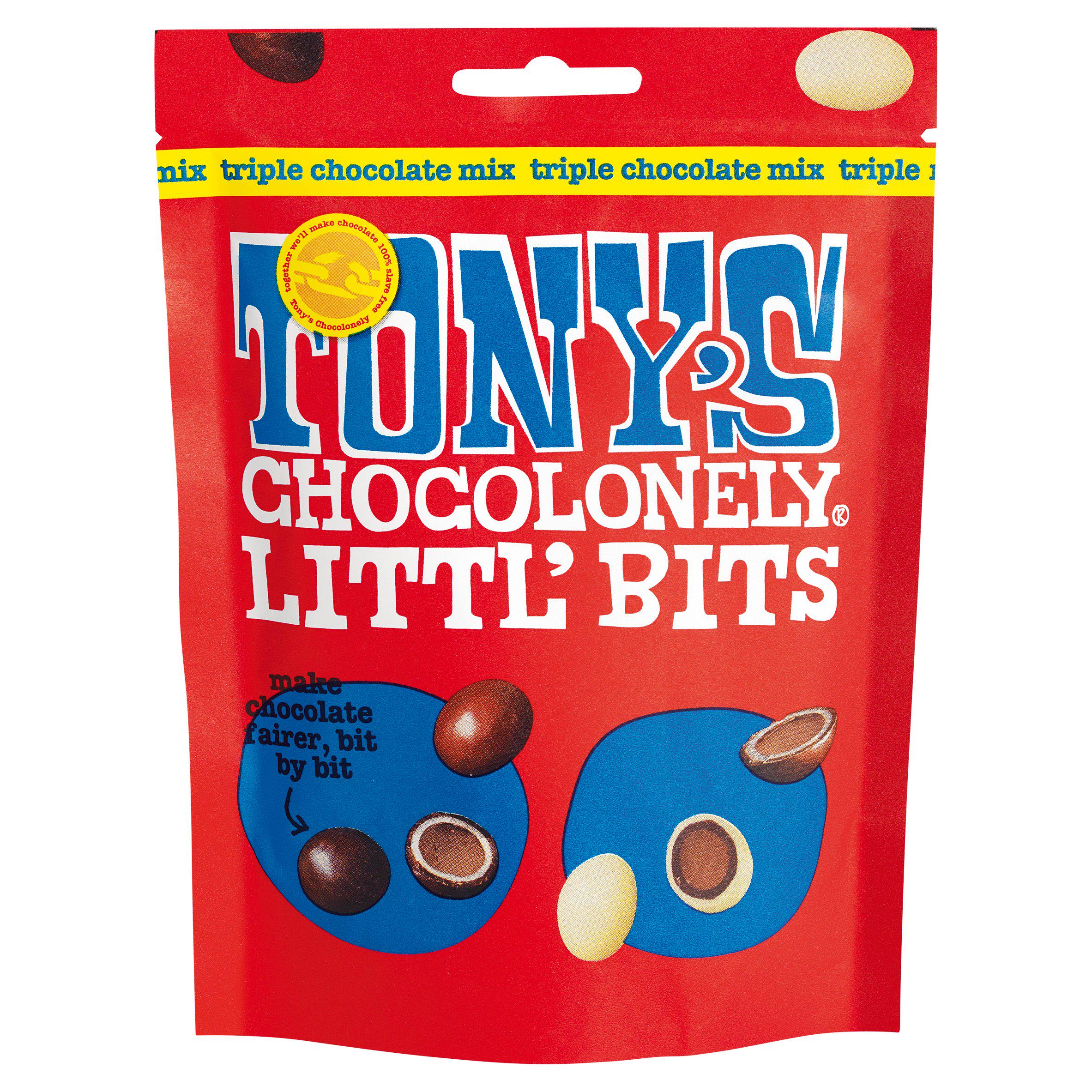Tony's Chocolonely Littl' Bits Triple Chocolate Mix 100g GOODS Sainsburys