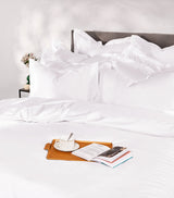 Super King Flat Sheet in Percale Cotton, 305cm x 320cm
