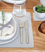Double Cloud Rubberised Recycled Leather Table Mat Set of 4