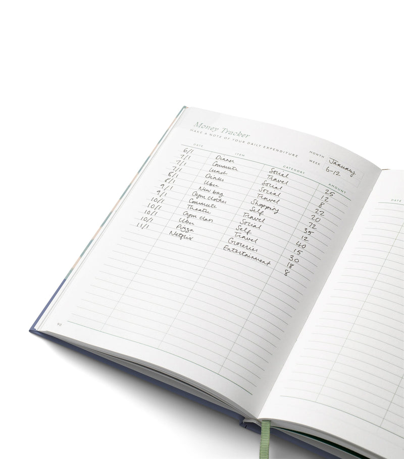 Papier Starry Ikat A5 Finance Planner